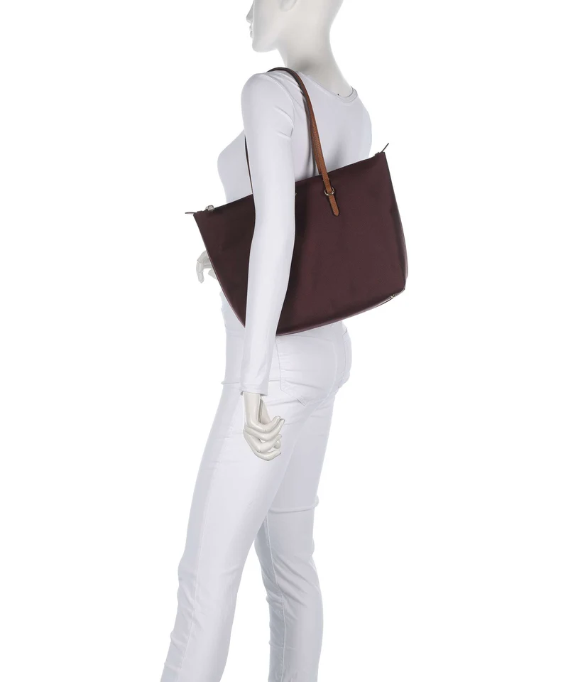 Lauren Ralph Lauren Keaton 26 Bolsa shopping dark garnet/lauren tan