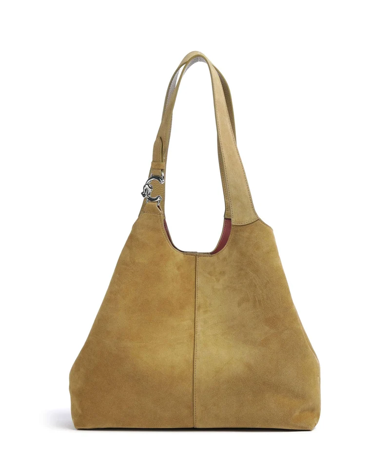Coccinelle C-Easy Suede Bolso de hobo seagrass