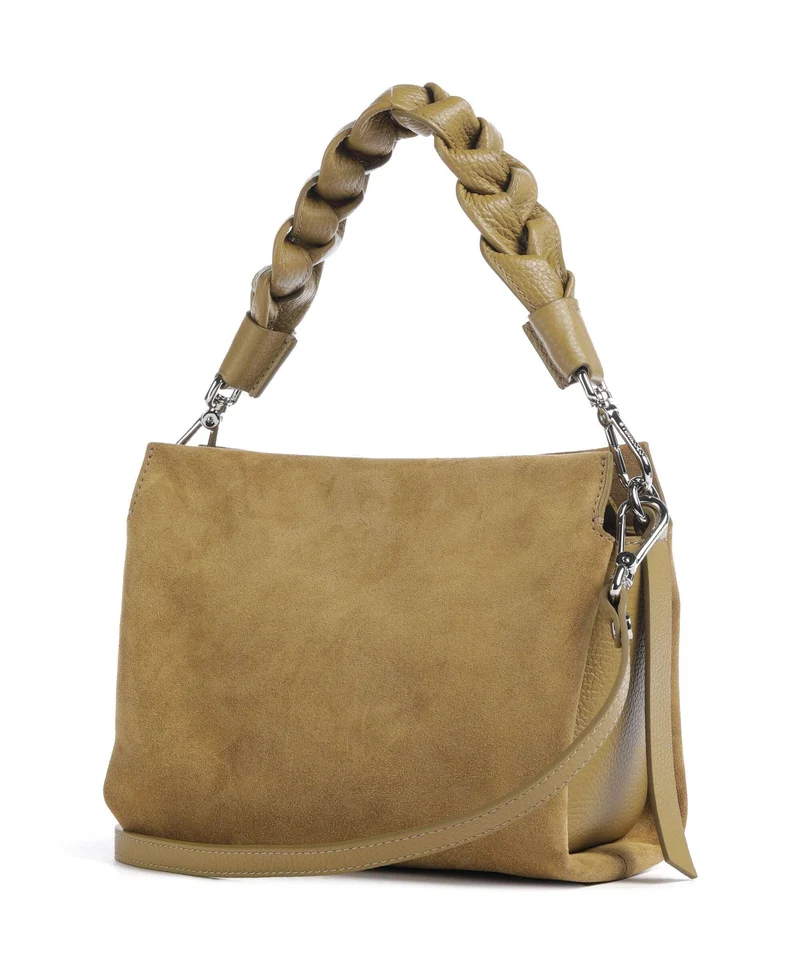 Coccinelle Boheme Suede Bolso de mano seagrass