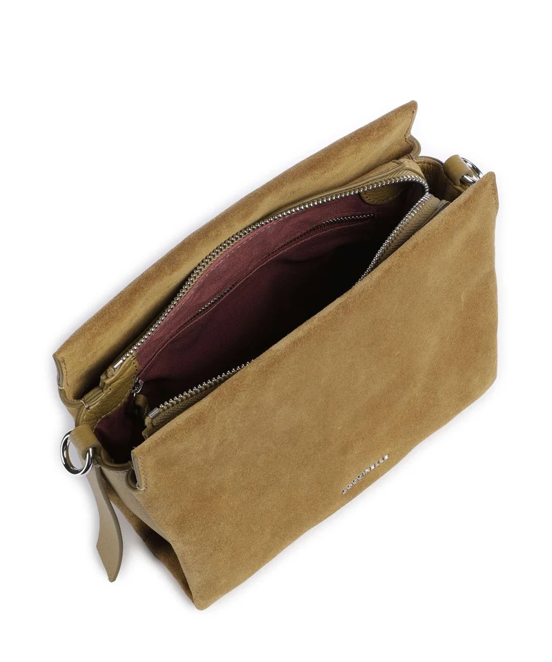 Coccinelle Boheme Suede Bolso de mano seagrass