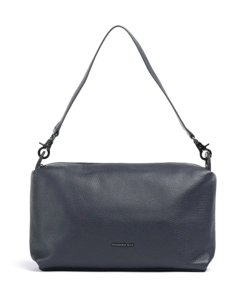 Mandarina Duck Mellow Leather Bolso de hombro dress blue