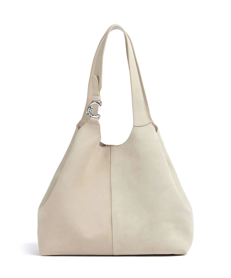 Coccinelle C-Easy Suede Bolso de hobo sandshell