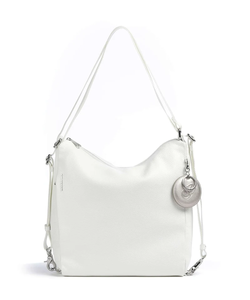 Mandarina Duck Mellow Leather Bolso mochila blanc