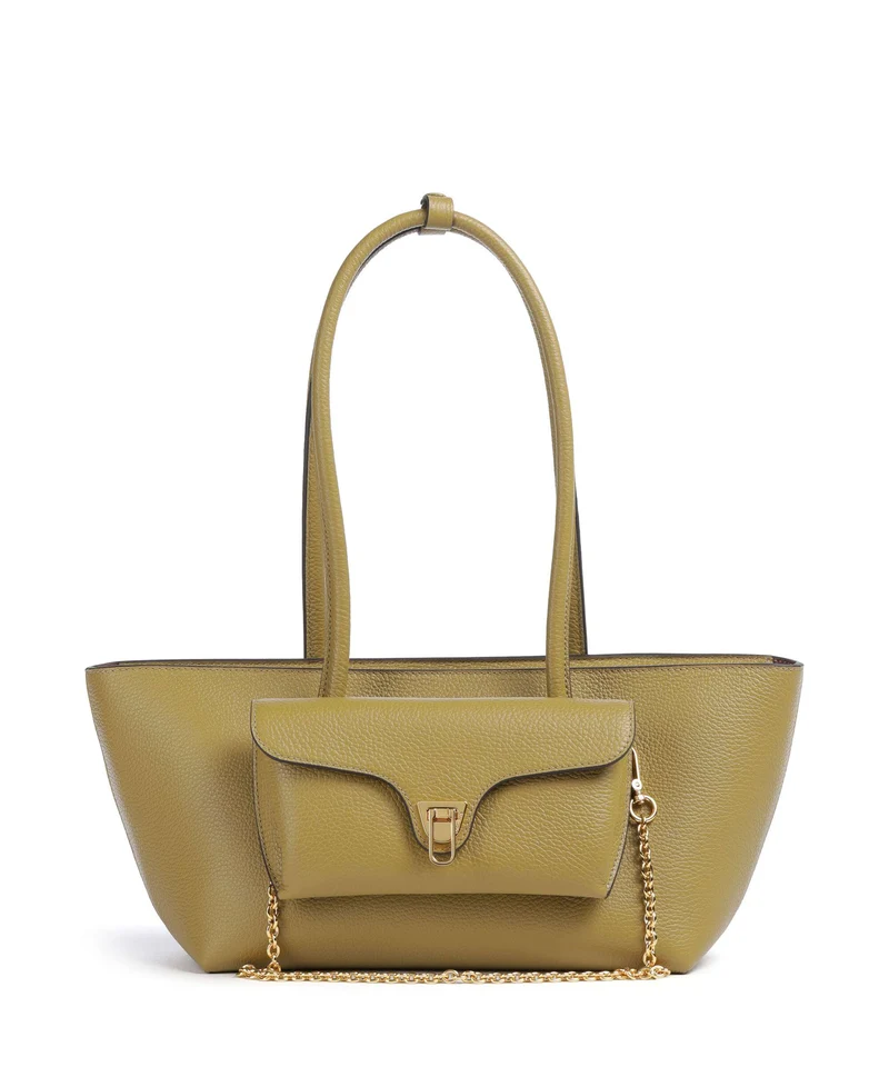 Coccinelle Beat Double Bolso de hombro seagrass