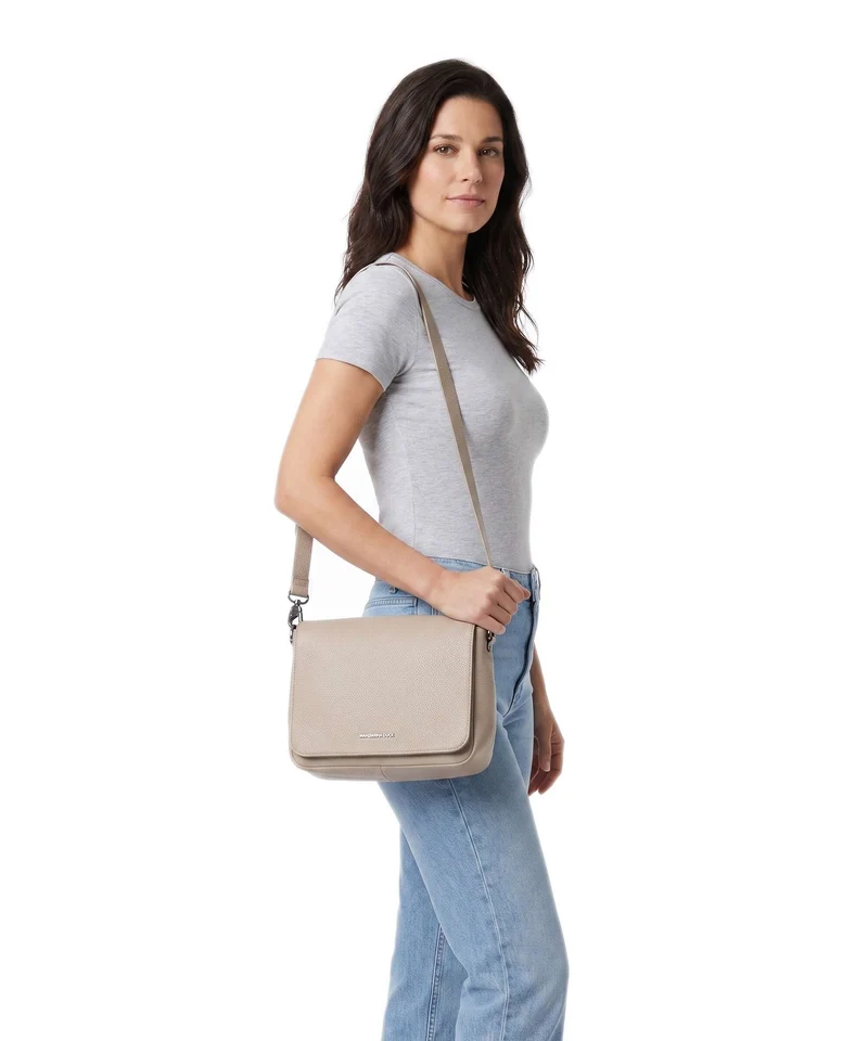 Mandarina Duck Mellow Leather Bolso de hombro warm taupe