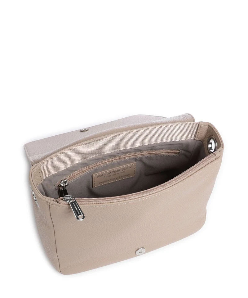 Mandarina Duck Mellow Leather Bolso de hombro warm taupe