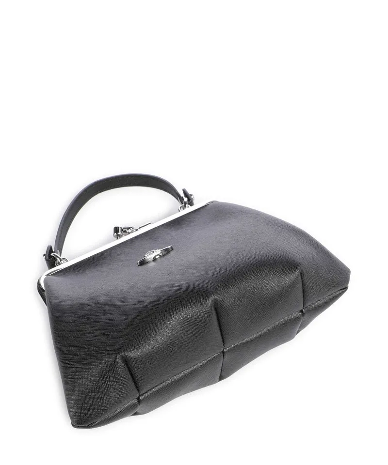 Vivienne Westwood Granny Frame Saffiano Bolso de mano black