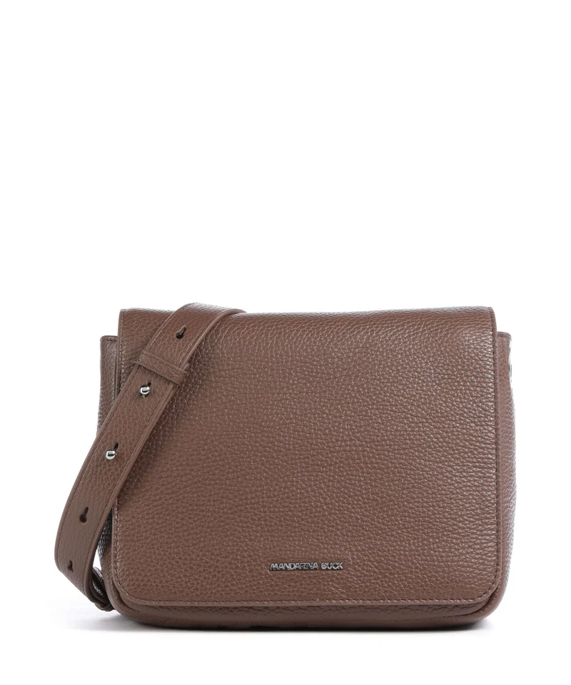 Mandarina Duck Mellow Leather Bandolera milk chocolate