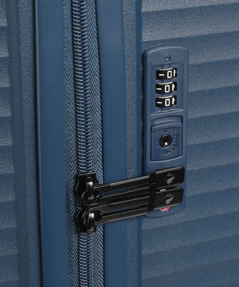 Travelite Air Stripe Slim Juego de maletas (4 ruedas) navy