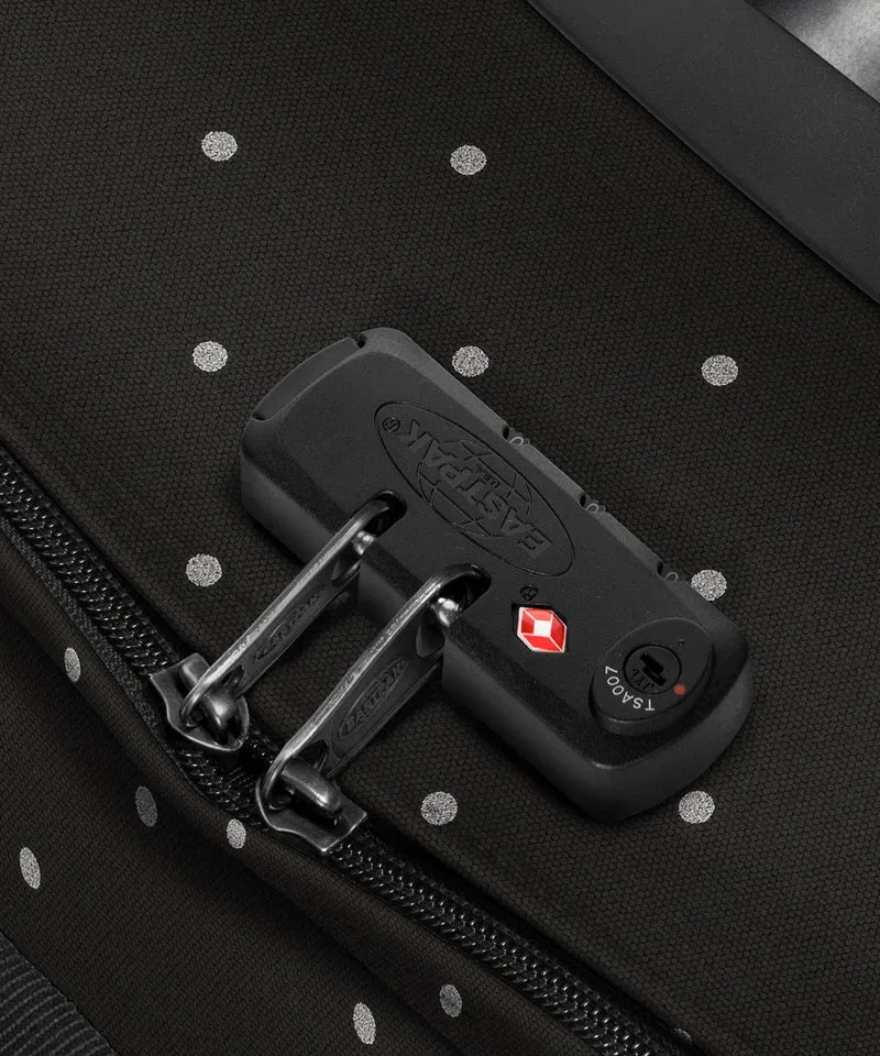 Eastpak Tranverz M Bolso de viaje con ruedas dots black/silver