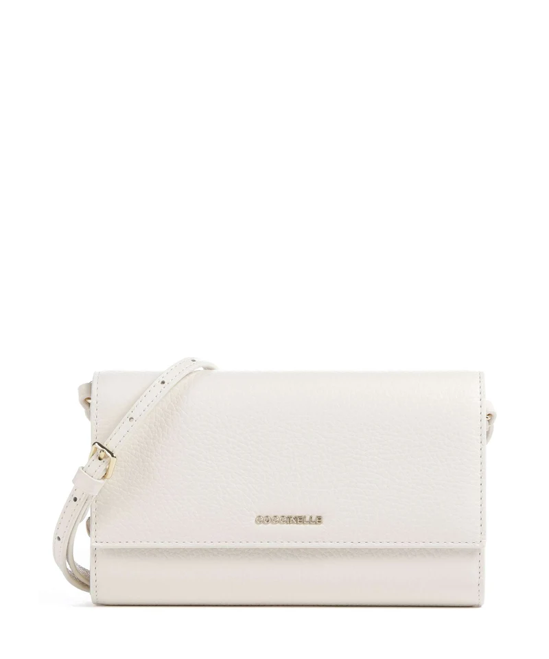 Coccinelle Metallic Soft Monedero pearl