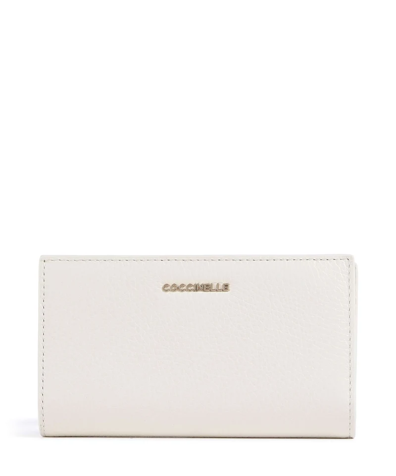 Coccinelle Metallic Soft Monedero pearl