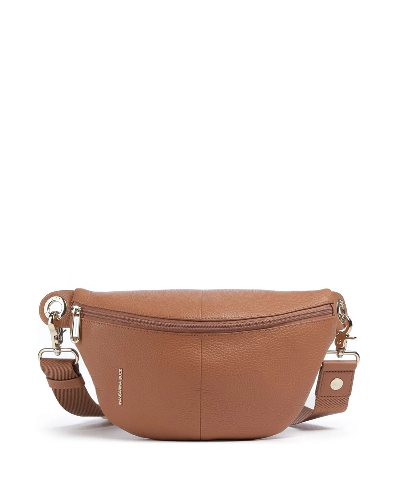 Mandarina Duck Mellow Leather Riñonera pecan nut