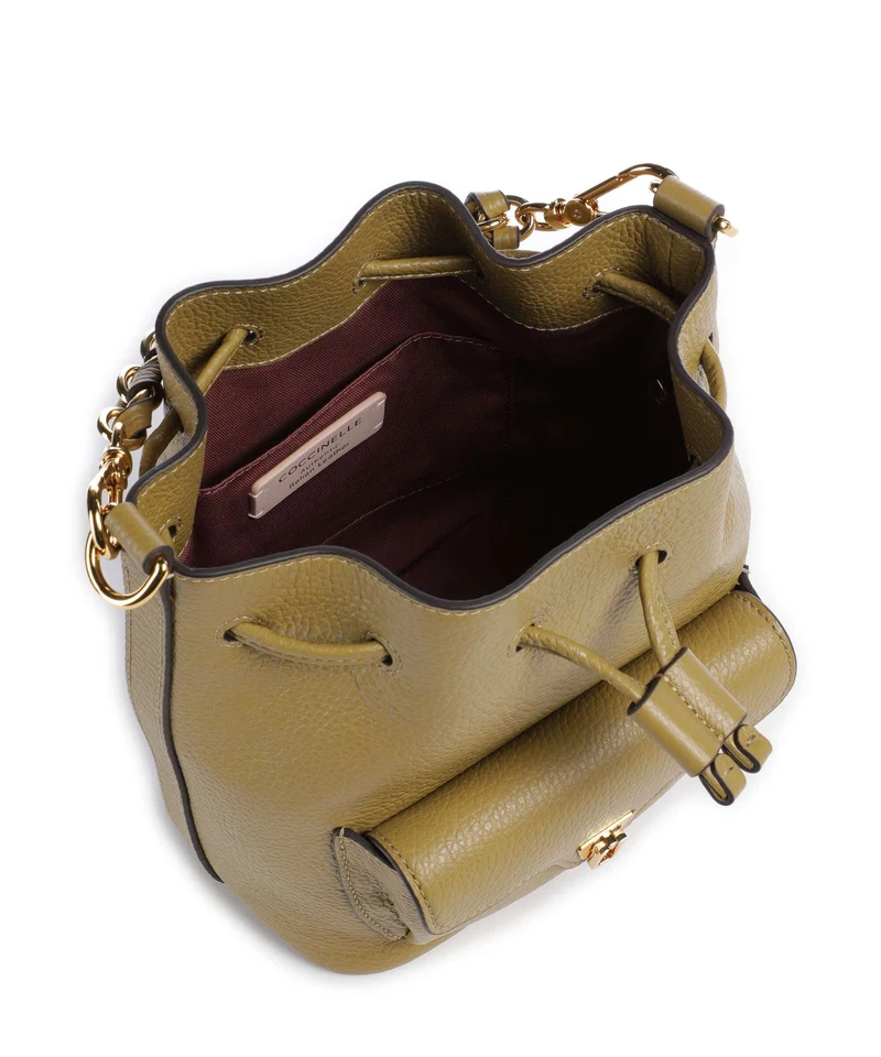 Coccinelle Beat Generation Bucket bolso de mano seagrass