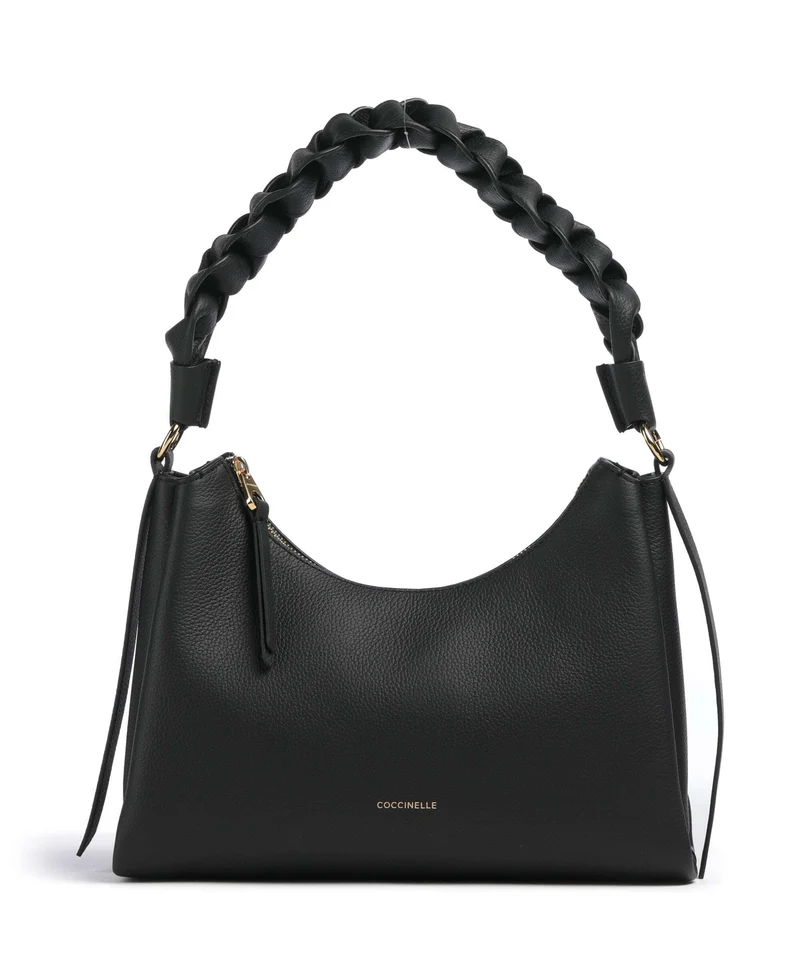 Coccinelle Boheme Grana Double Bolso de hombro noir/cognac