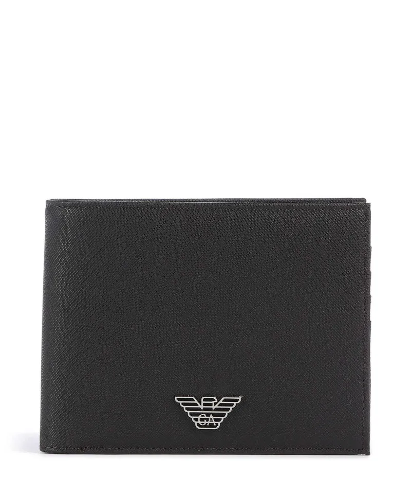 Emporio Armani Saffiano Animation Monedero ebony