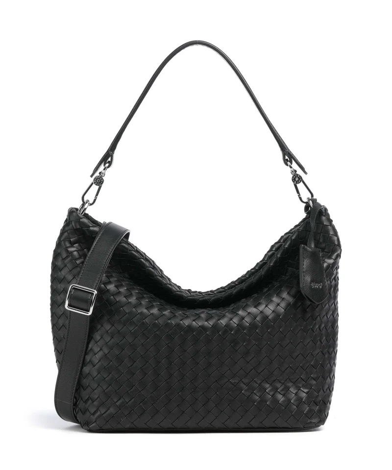 Abro Piuma Ebony Bolso de hobo black/nickel