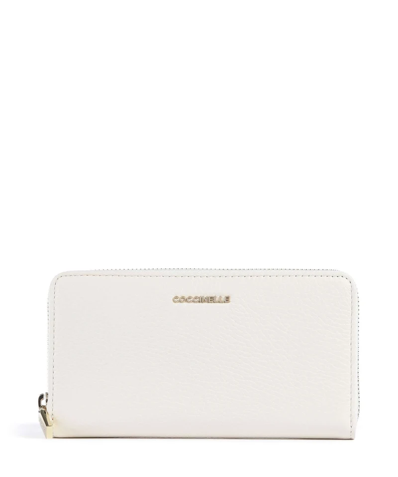 Coccinelle Metallic Soft Monedero pearl