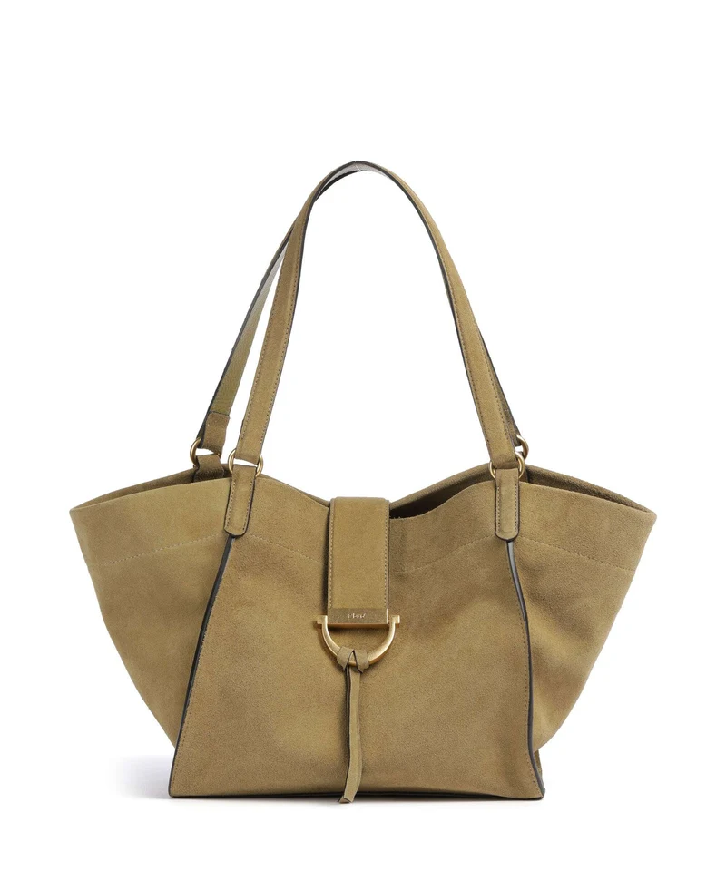 Abro Suede Temi Bolsa shopping mud