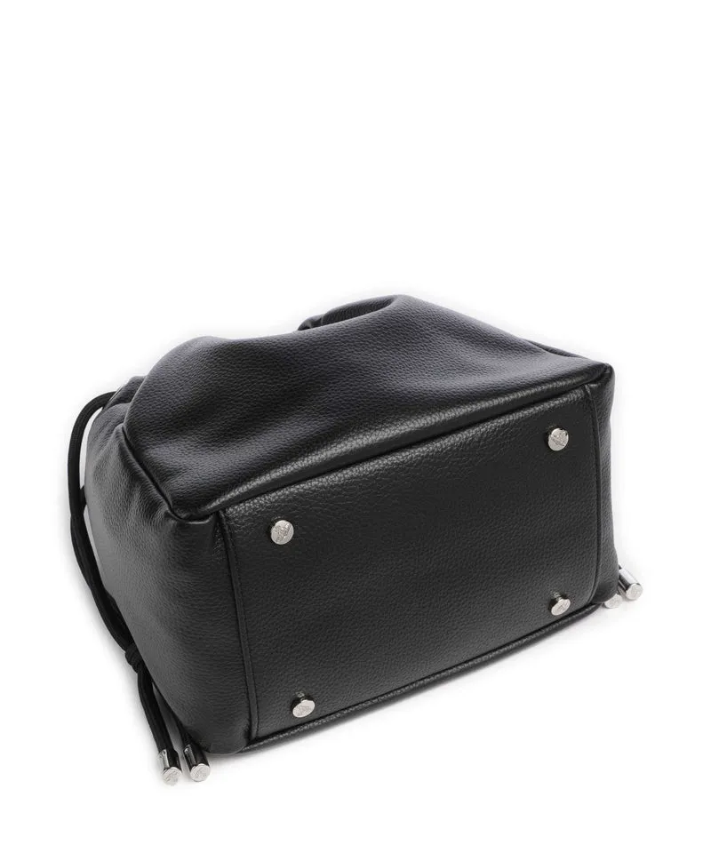 Vivienne Westwood Hilary Grain Small Bucket bolso de mano black