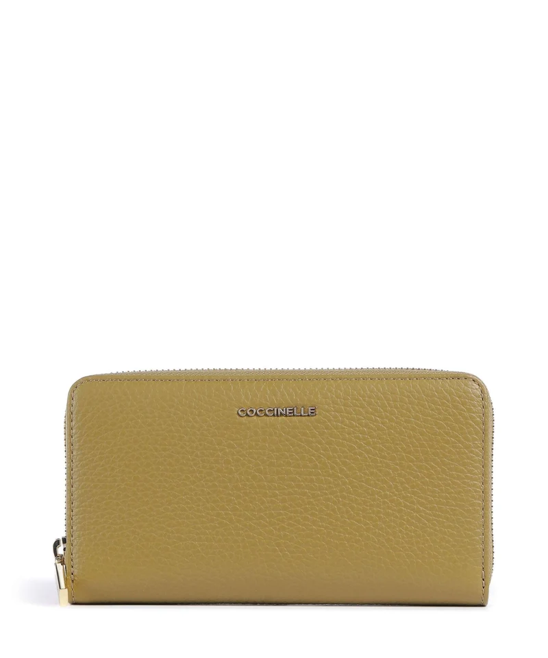 Coccinelle Metallic Soft Monedero seagrass
