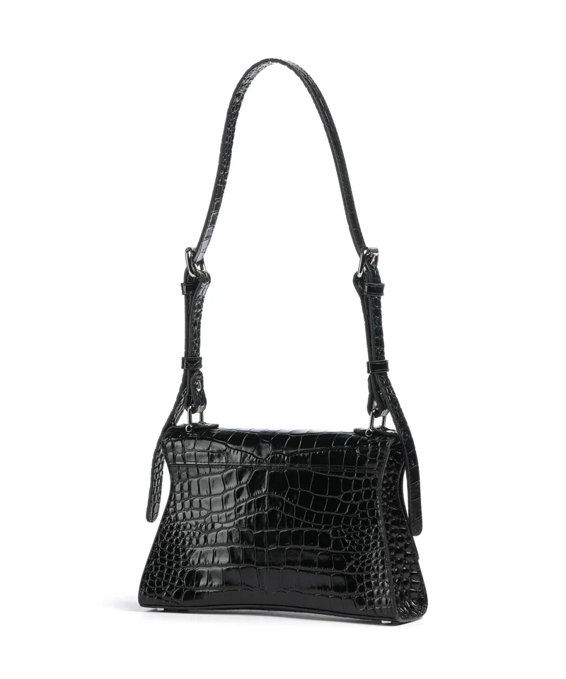 Vivienne Westwood Bianca Embossed Croc S Bolso de hombro black