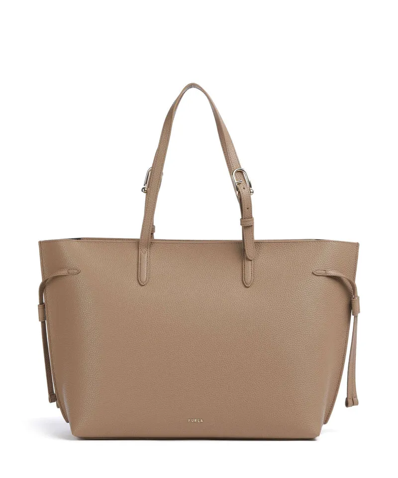 Furla Ava L Bolsa shopping toffee/nero
