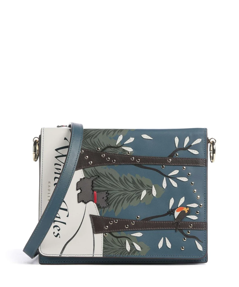 Radley London Book Street Winter Tales Bandolera teal