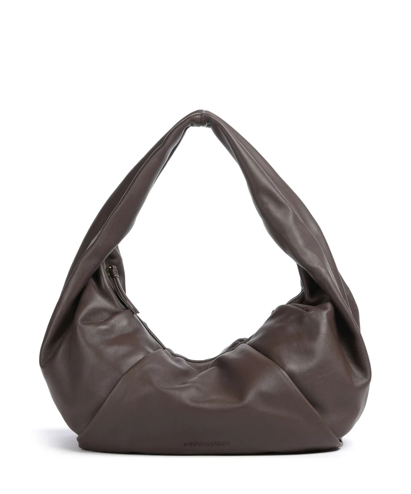 Les Visionnaires Greta Essential Silky Bolso de hobo chocolate