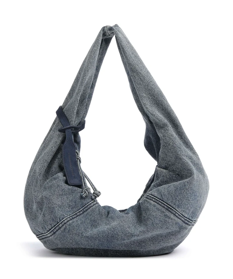 Les Visionnaires Greta Denim Essential Bolso de hobo washed denim