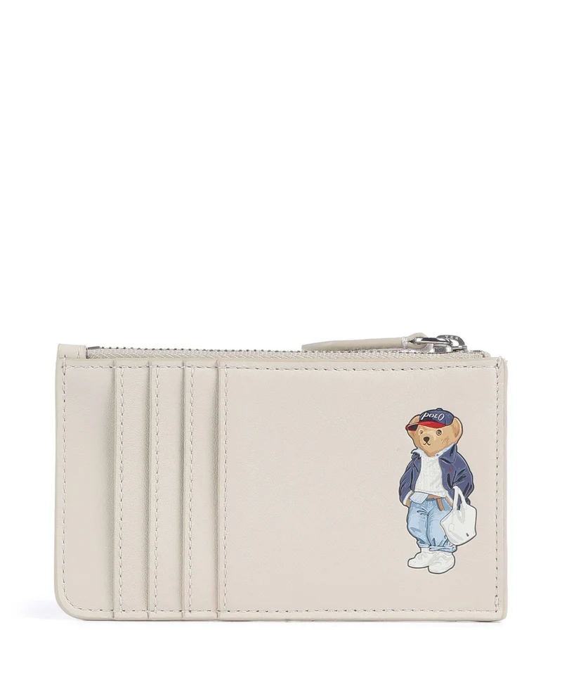 Polo Ralph Lauren Bear Spring Tarjetero cream