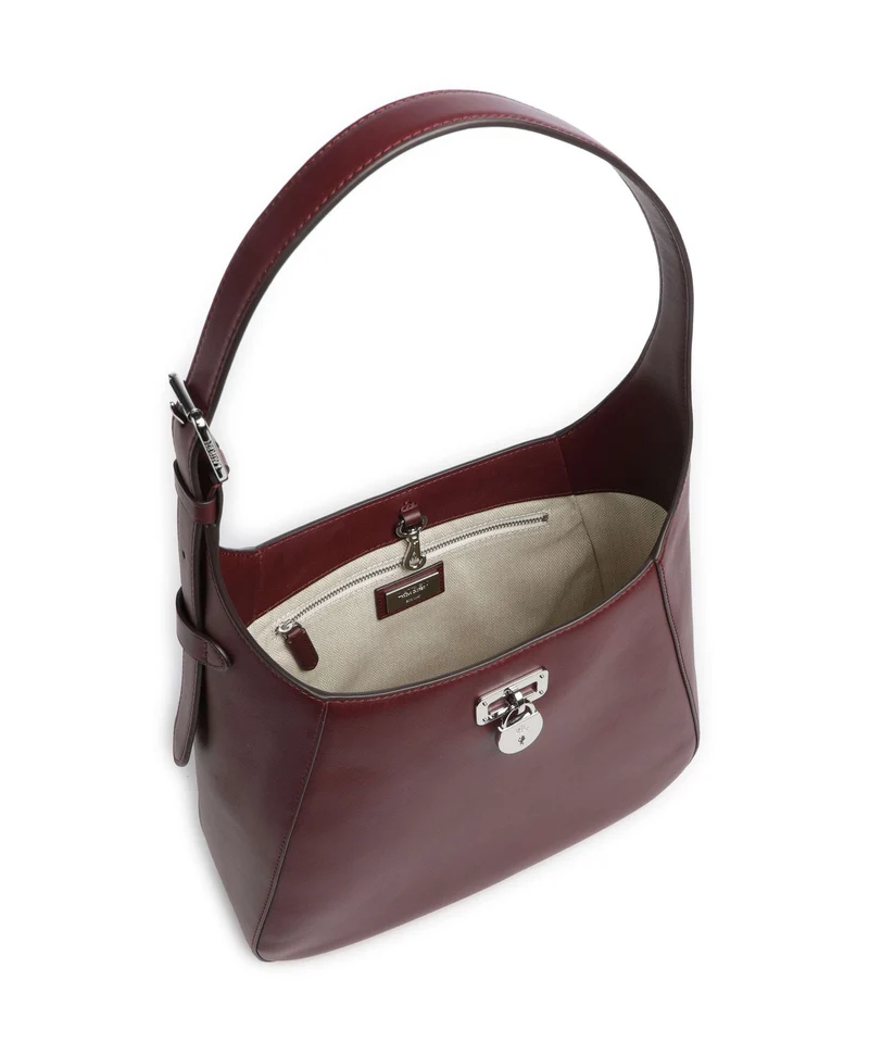 Lauren Ralph Lauren Tanner Large Bolso de hombro dark garnet