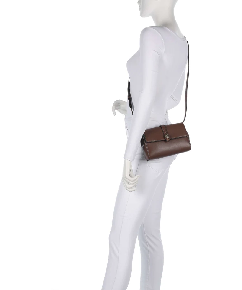 Karl Lagerfeld K/Autograph Small Bandolera dark friar brown