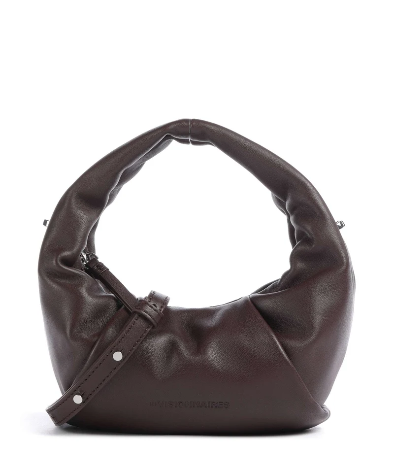Les Visionnaires Greta Essential Silky Mini Bandolera aubergine
