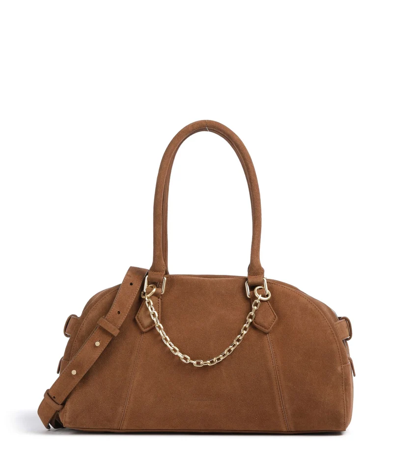 Les Visionnaires Odette Cozy Chain Bolso de mano cognac