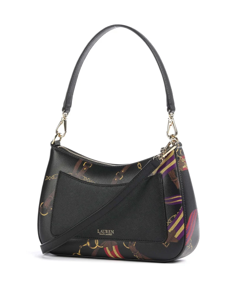 Lauren Ralph Lauren Danni 26 Bolso de hombro holiday equestrian belting/black