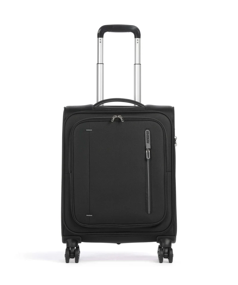 American Tourister Cloudrider S Maleta con 4 ruedas jet black