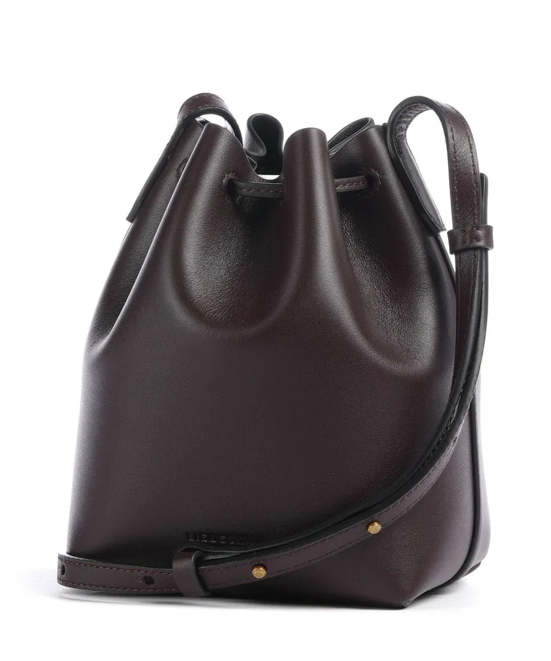 Liebeskind Soft Nappa S Bucket bolso de mano burgundy