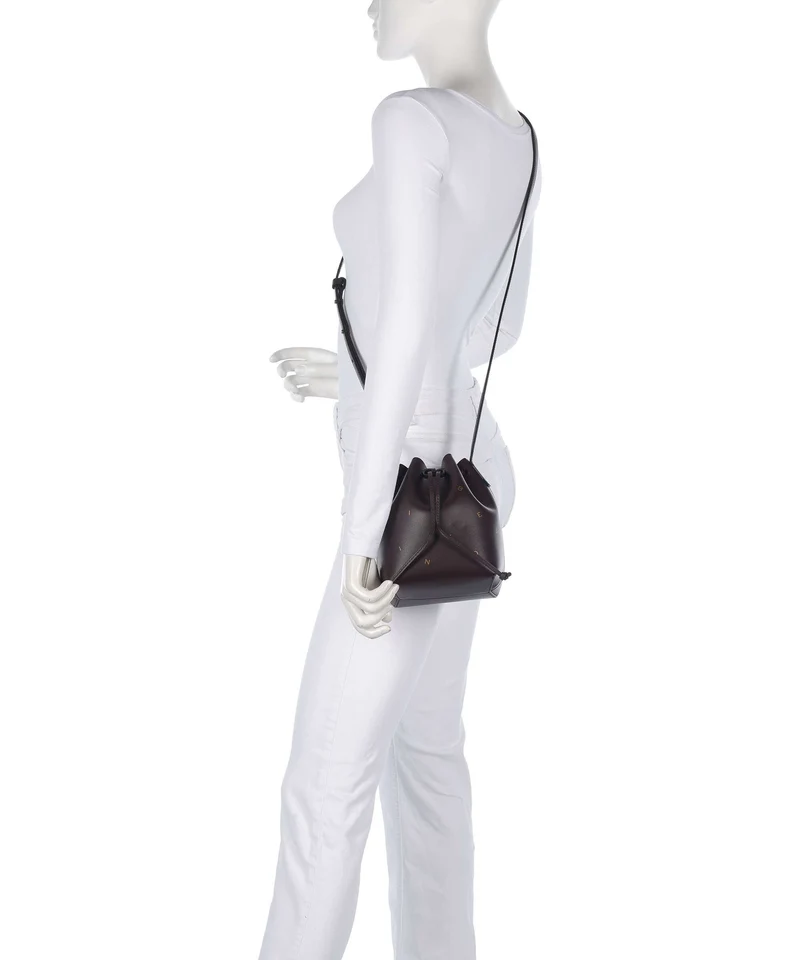 Liebeskind Soft Nappa S Bucket bolso de mano burgundy