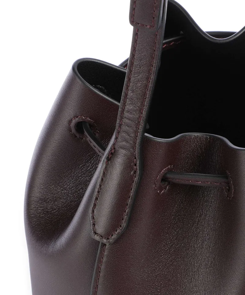 Liebeskind Soft Nappa S Bucket bolso de mano burgundy