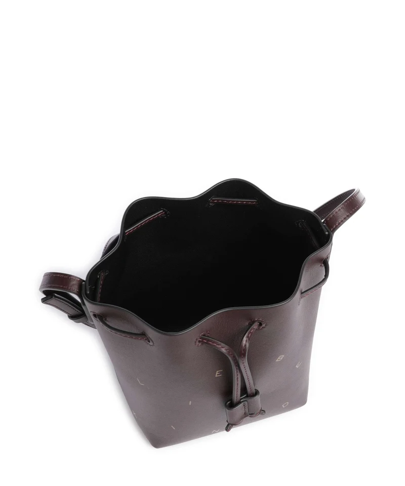 Liebeskind Soft Nappa S Bucket bolso de mano burgundy