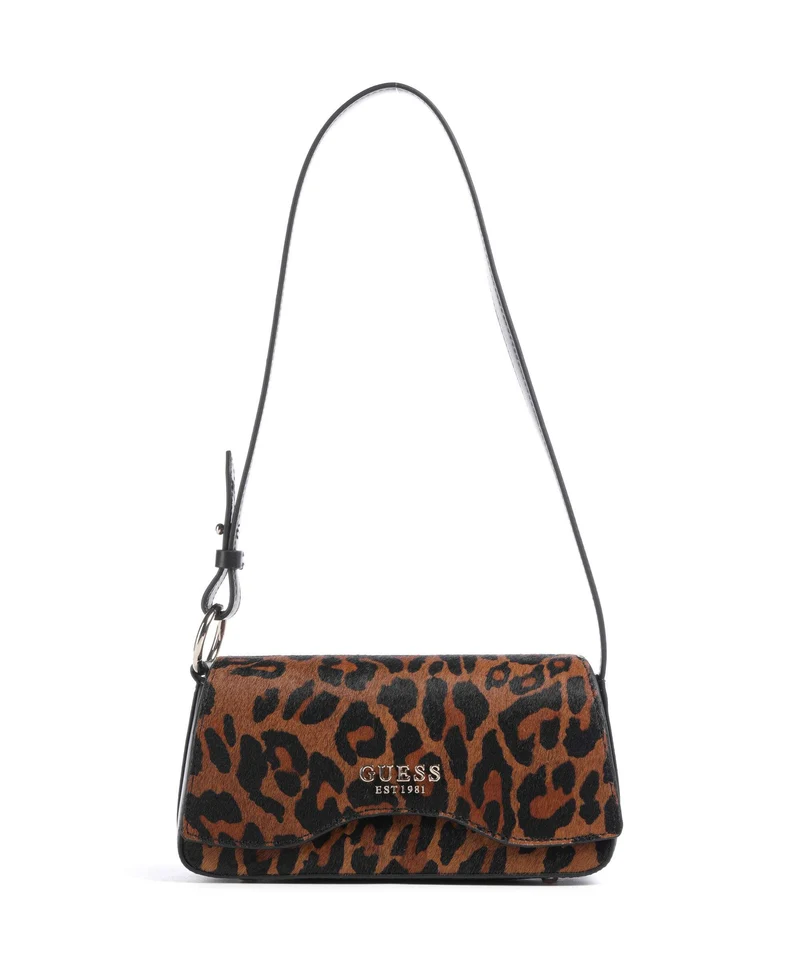 Guess Domitilla Bolso de hombro leopard