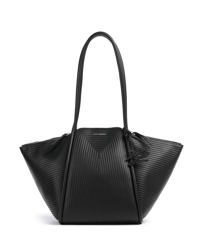 Karl Lagerfeld K/Wellen Medium Bolsa shopping black