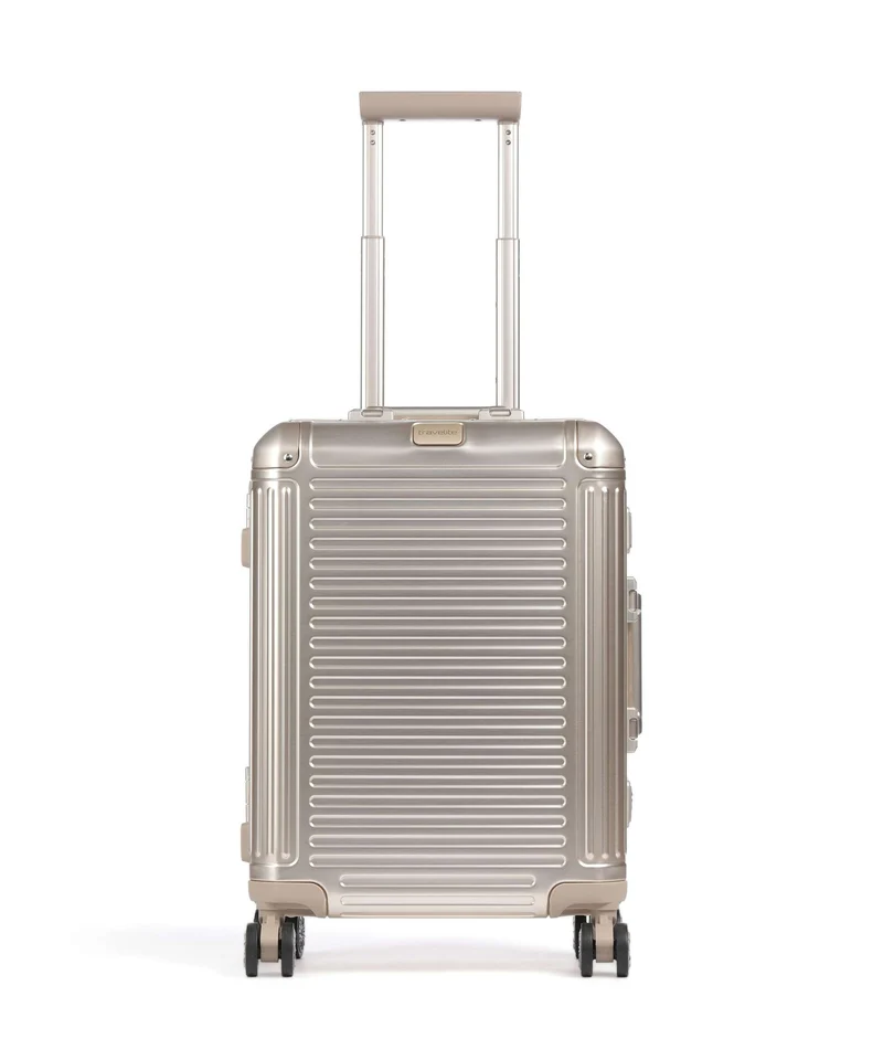 Travelite Next 2.0 Maleta con 4 ruedas champagne