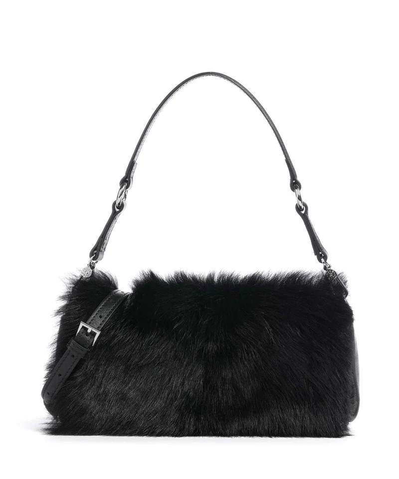 Abro Shearling Mila Bolso de hombro black/nickel