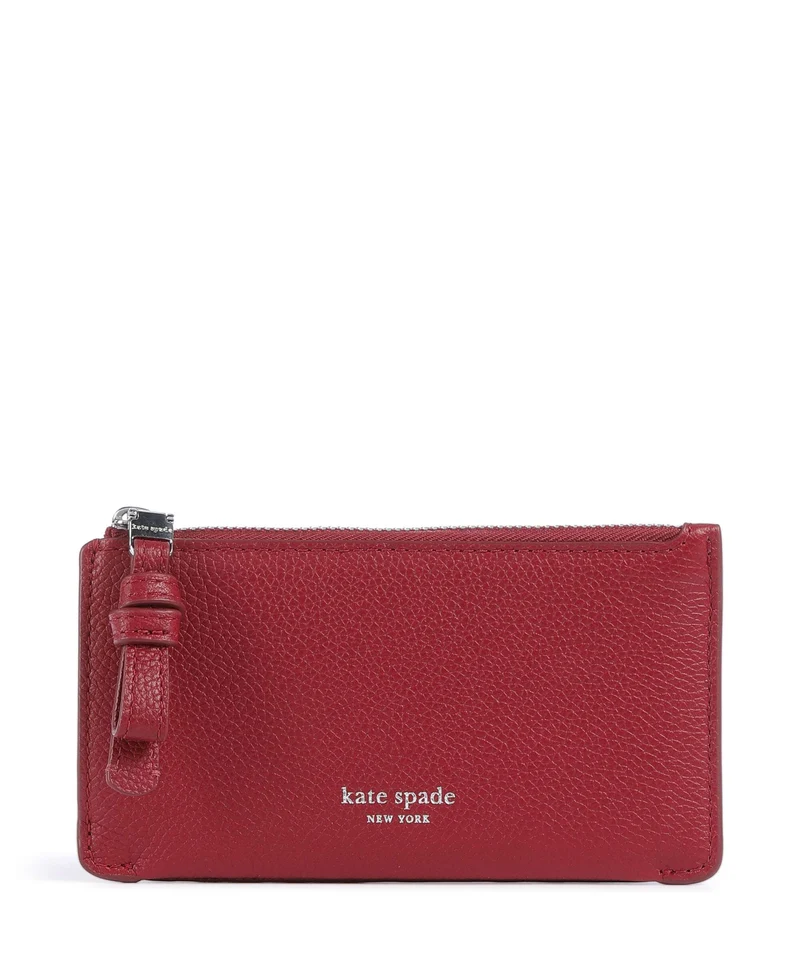 Kate Spade New York Loop Tarjetero red jam
