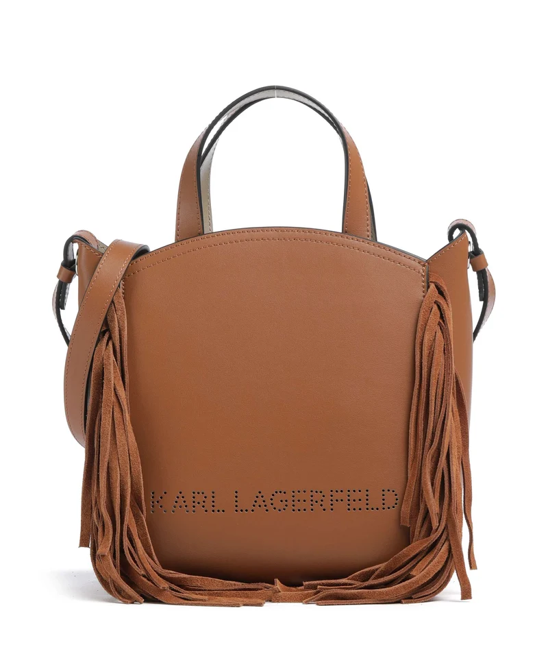 Karl Lagerfeld K/Circle Small Bolso de mano dark tan