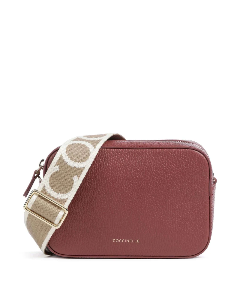 Coccinelle Tebe Bandolera brandy