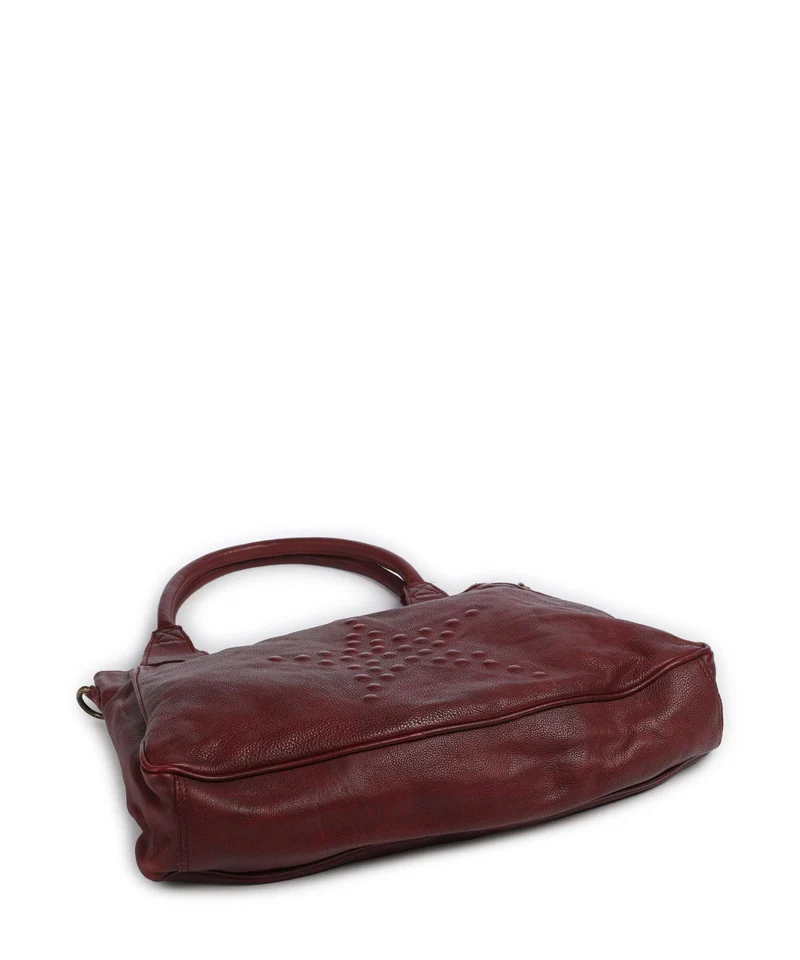 Taschendieb Wien Sternbergstrasse 2 Bolsa shopping red burgundy
