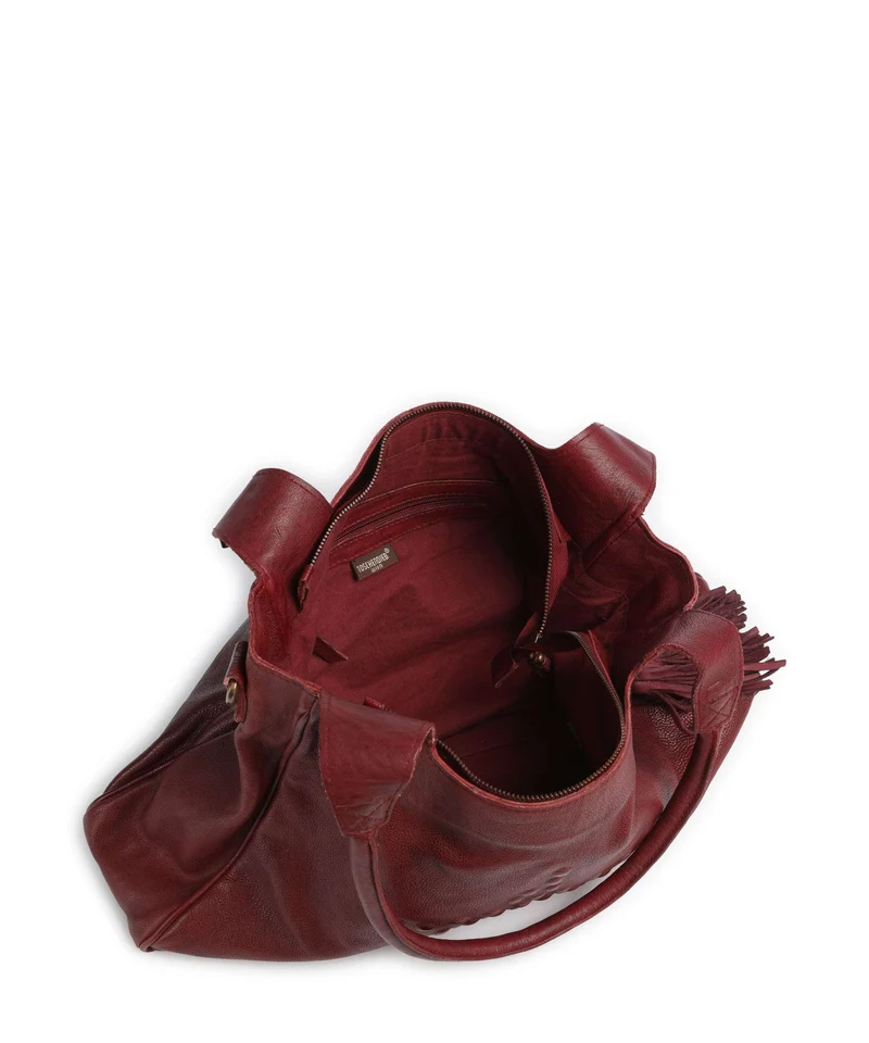 Taschendieb Wien Sternbergstrasse 2 Bolsa shopping red burgundy